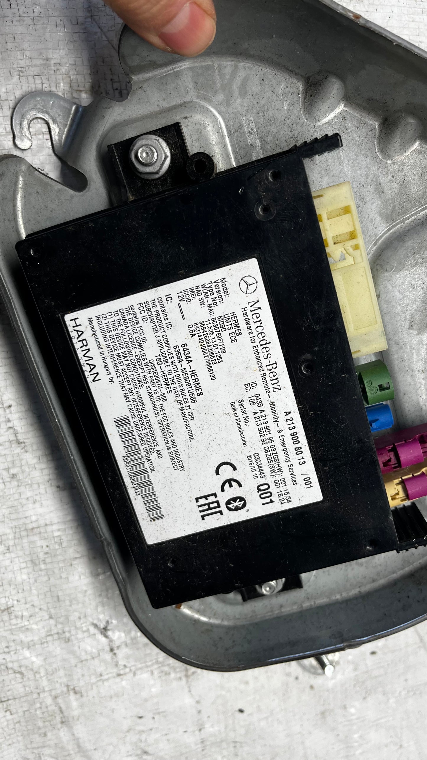 Mercedes C W205 bluetooth модул