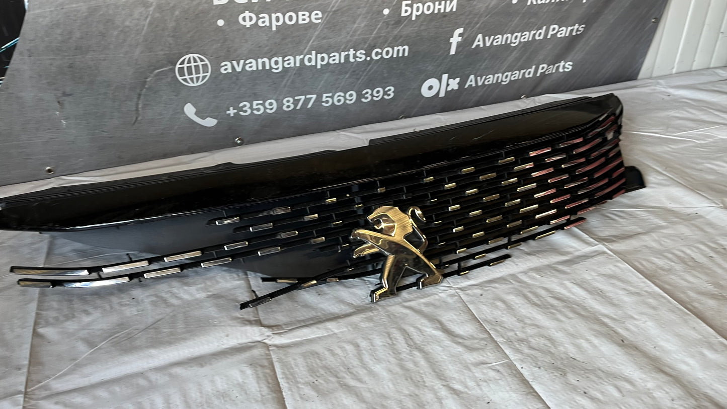 Решетка и основа с емблема със забележки Peugeot 2008 2 (2019-2023)