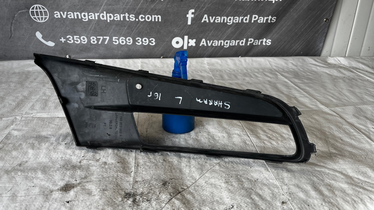 Volkswagen Sharan 10- лява решетка за халоген