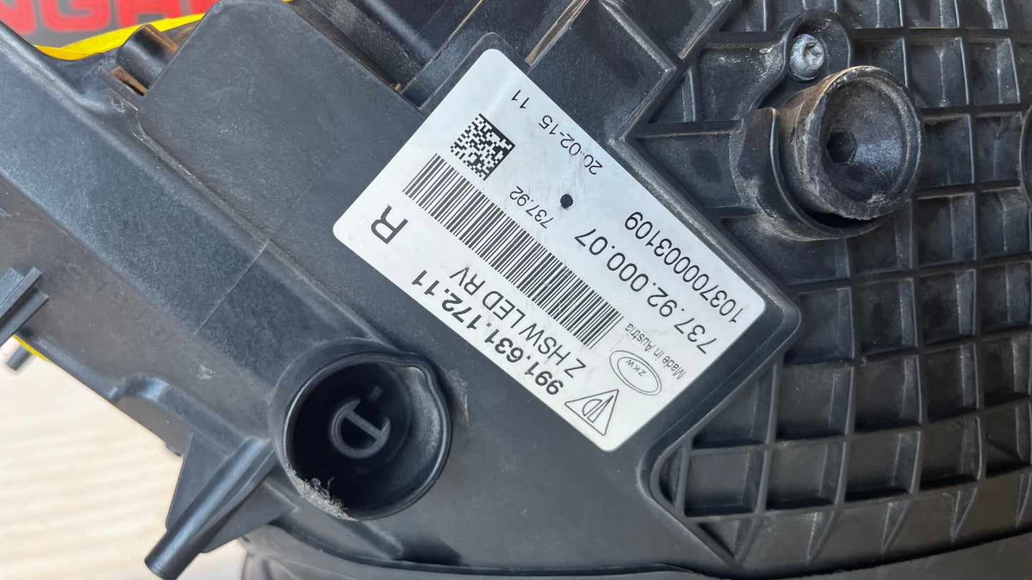 Porsche 991/2 GT3 ляв фар