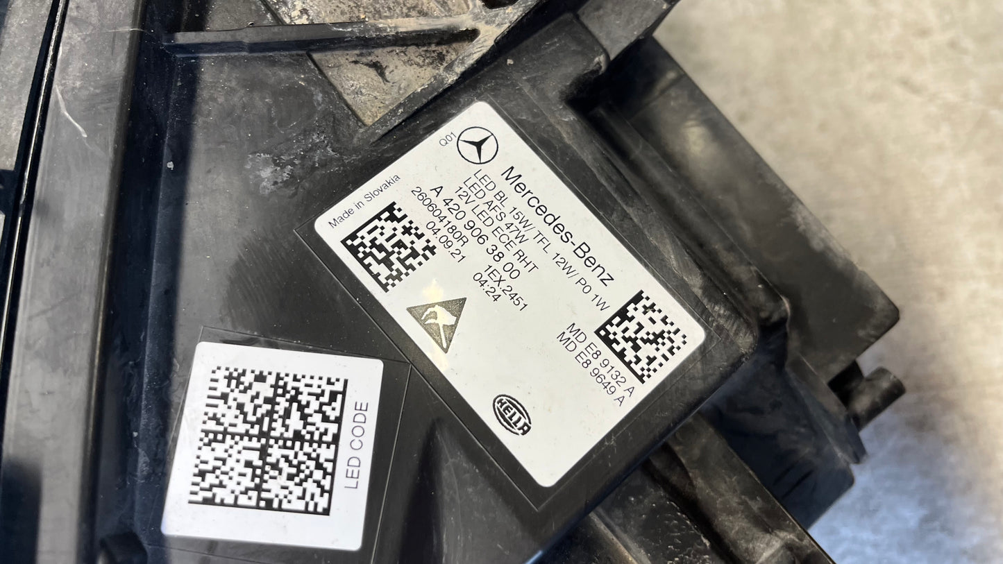 Ляв фар Mercedes B W247 2019-