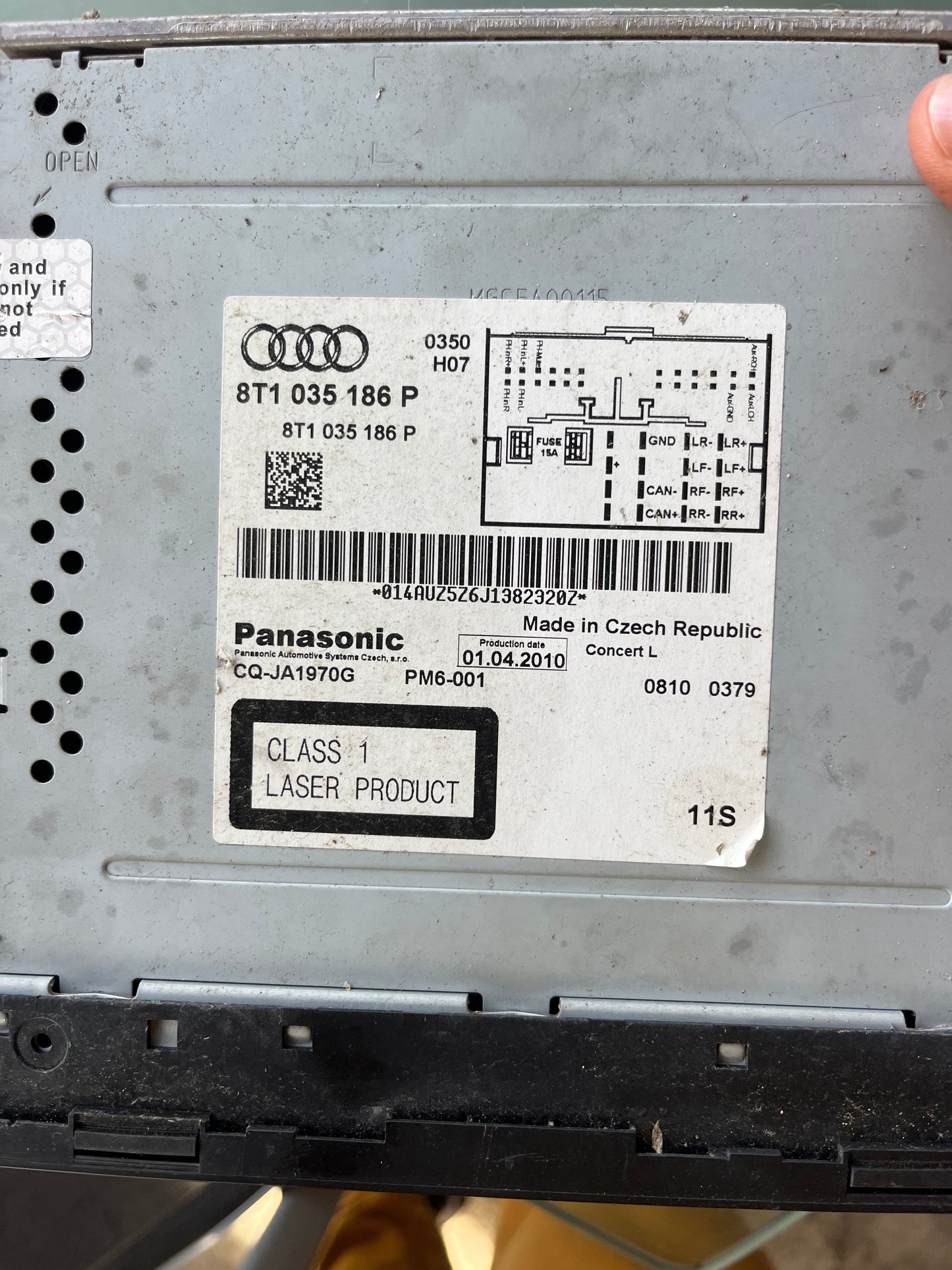 Радио Audi A4 B8 2008-2016