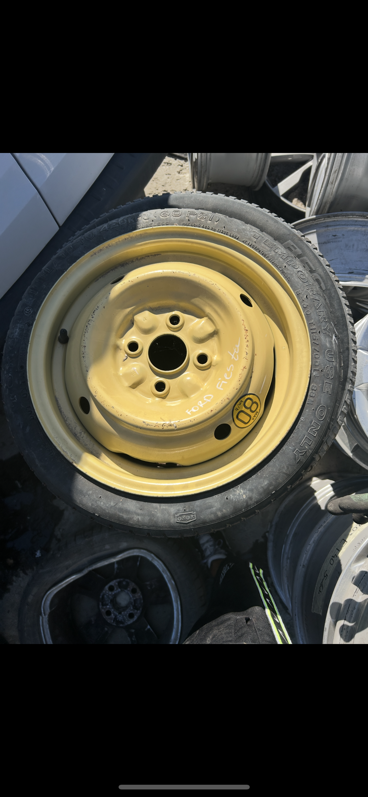 Джанта,бандажна гума Ford 4x108 14