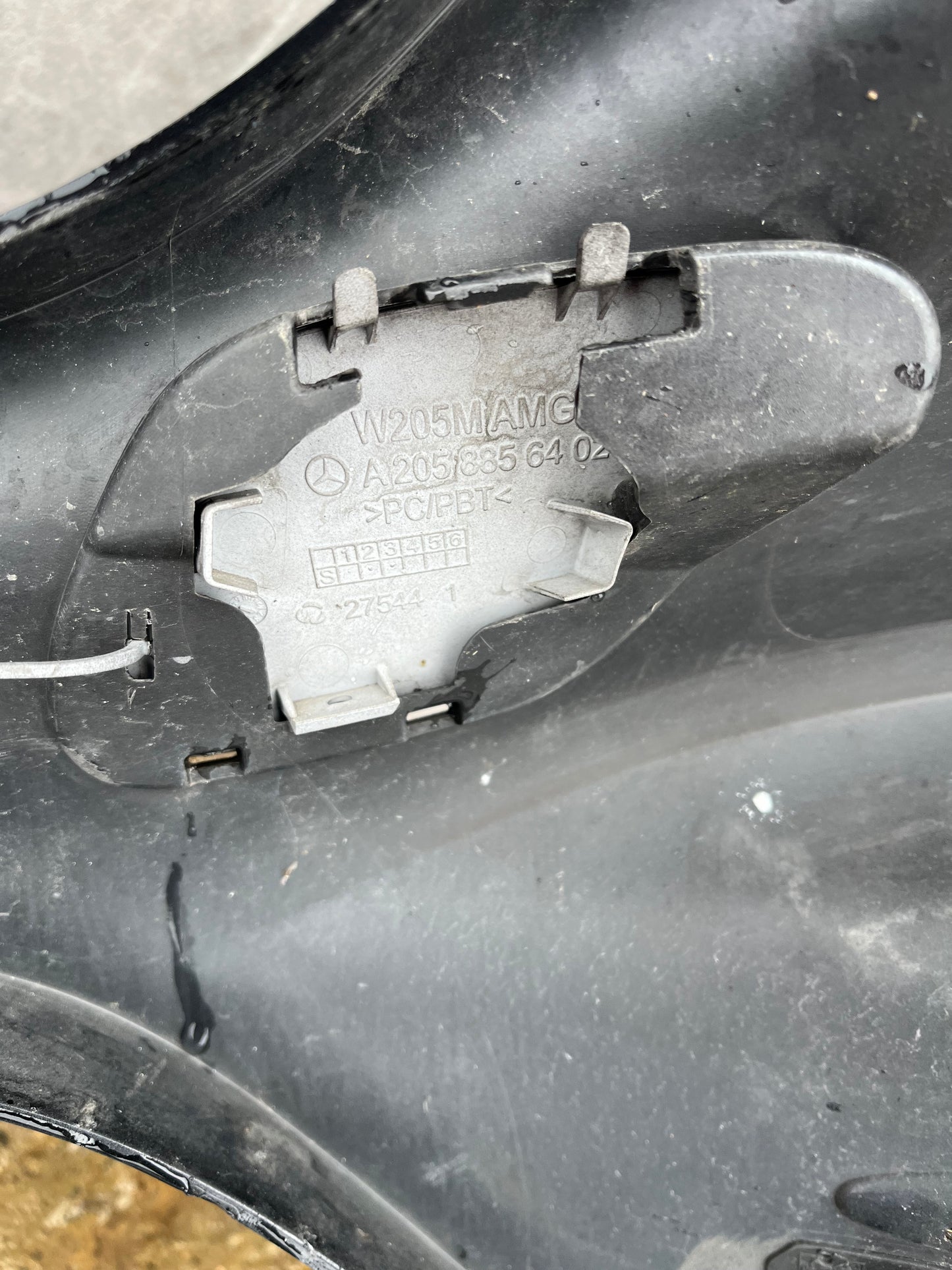 Броня Mercedes C class W205 AMG