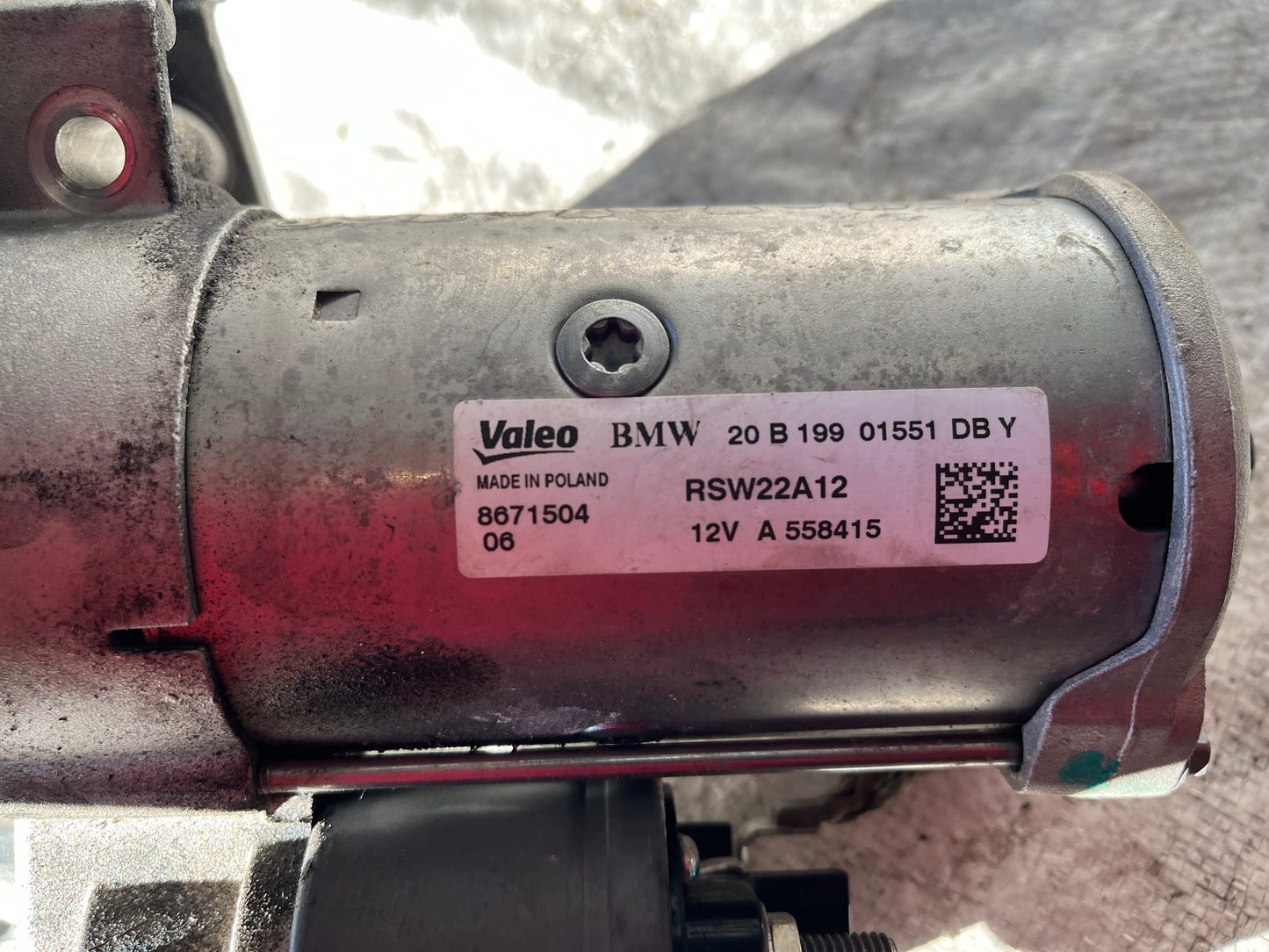 BMW 3 G20 2.0 бензин стартер