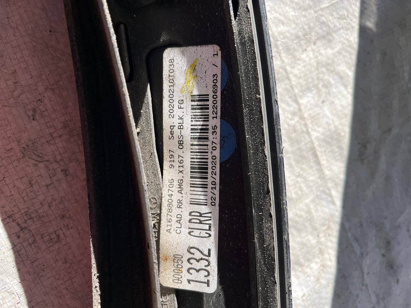 Вежда Mercedes GLE W167 AMG