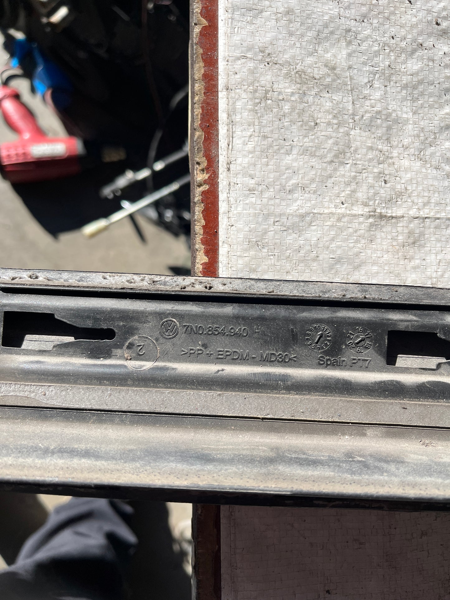 предна дясна декоративна лайстна VW Sharan/ Seat Alhambra