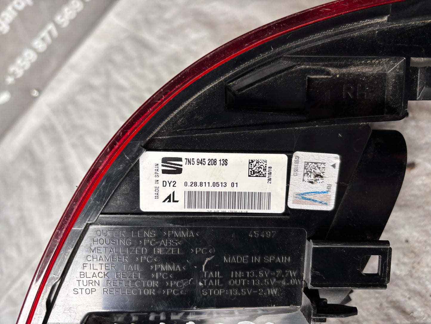 Заден десен стоп (външен) • Seat Alhambra 7N (2010–2020)