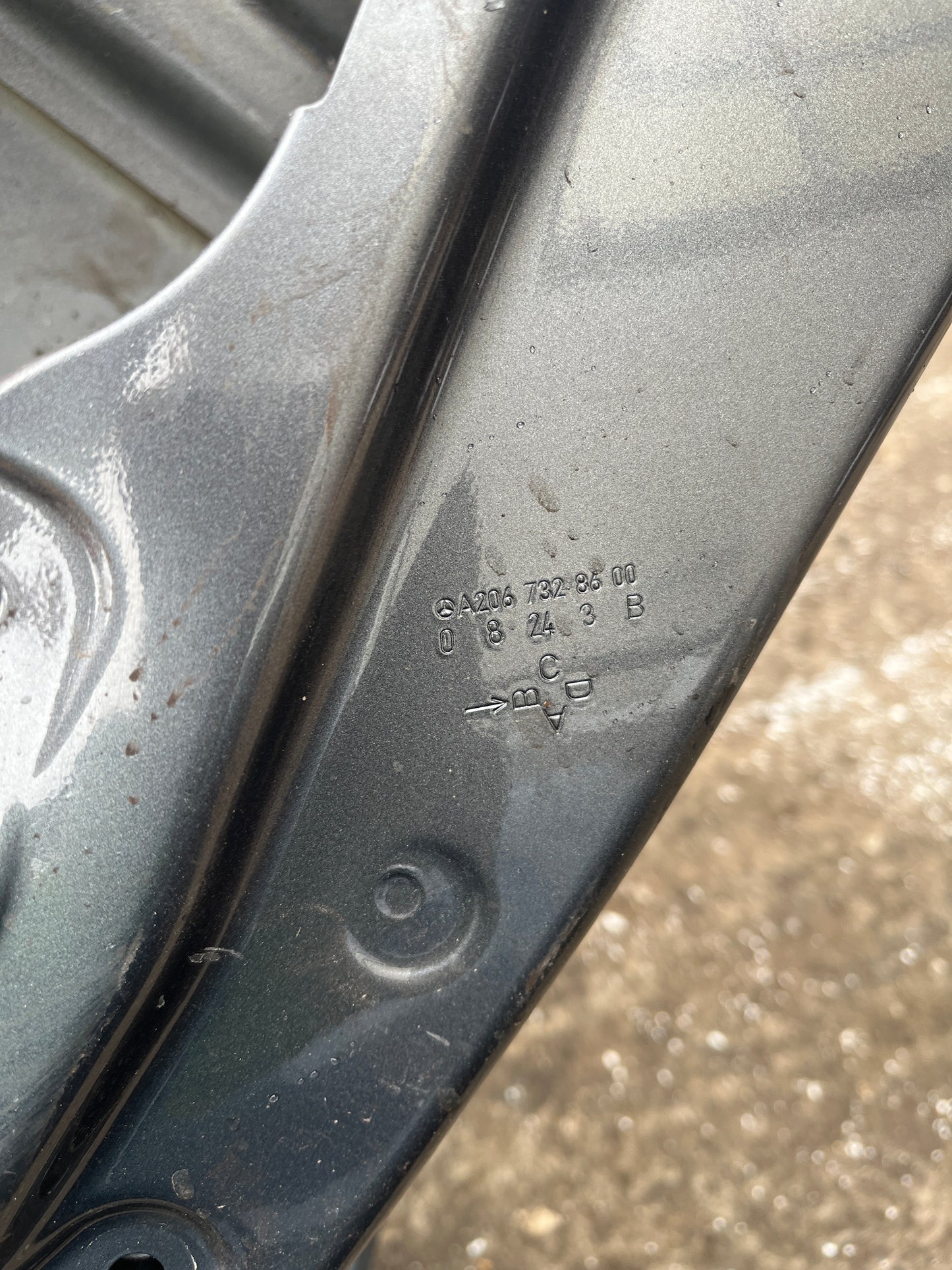 Задна врата Mercedes C-class w206 21-