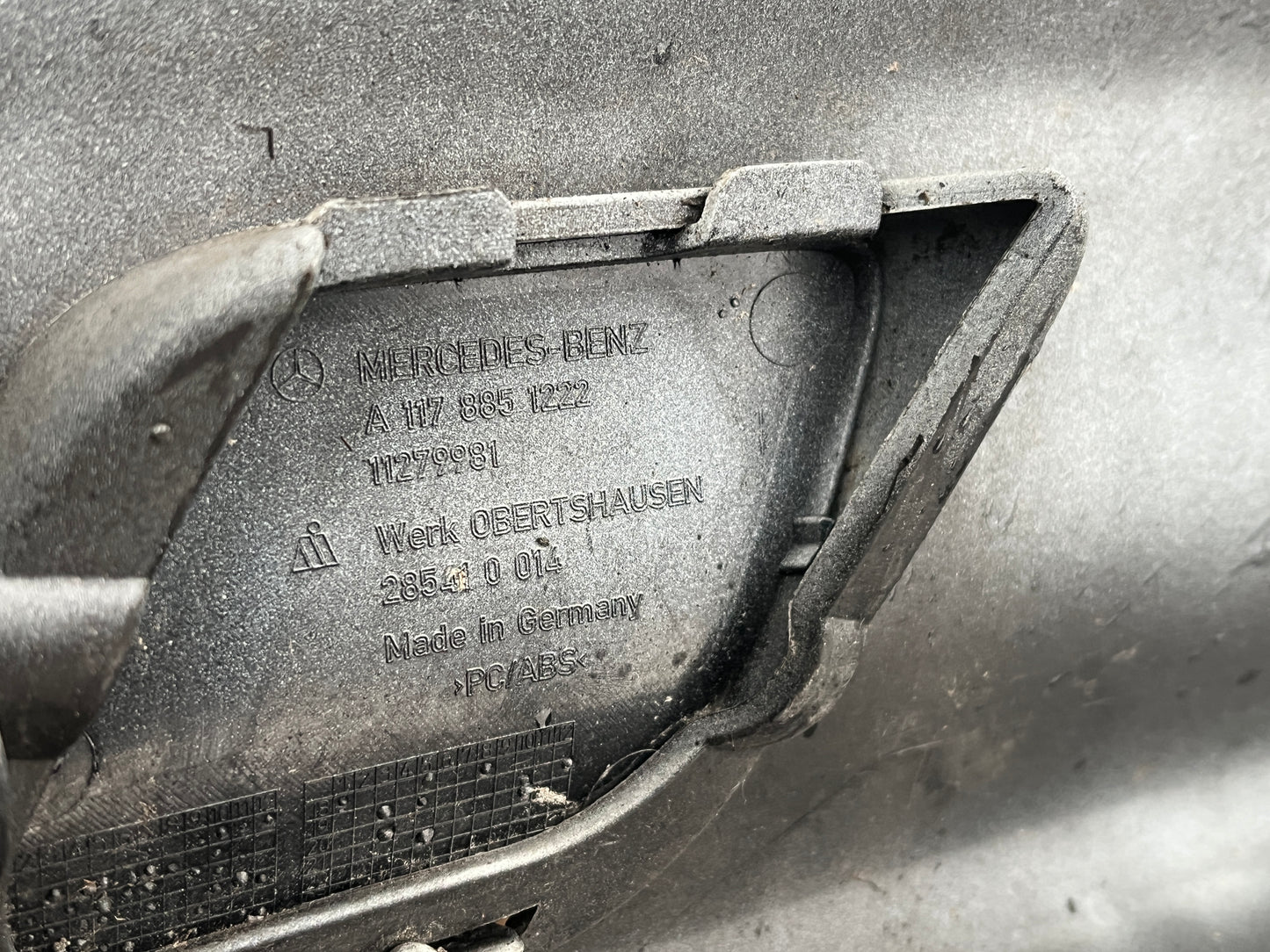 Броня Mercedes CLA w117 AMG