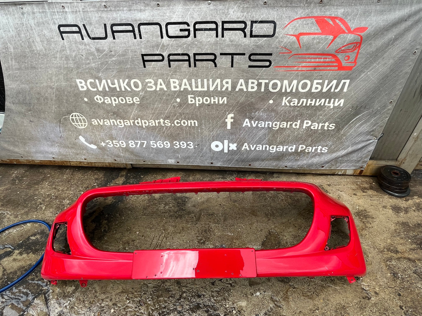 Броня Peugeot 107 face