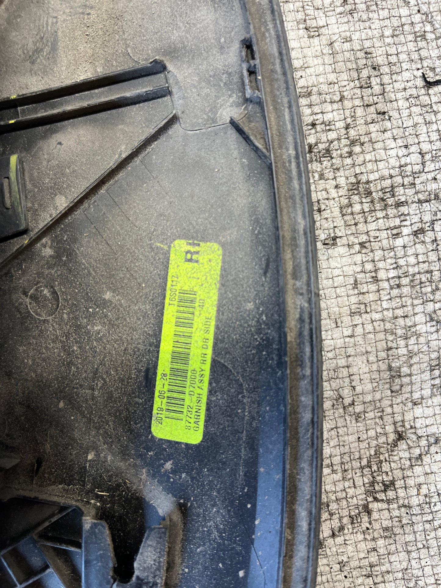 Hyundai Tucson 3 задна дясна вежда