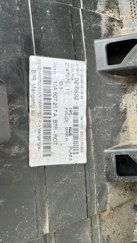 Панел над фаровете Volkswagen ID3