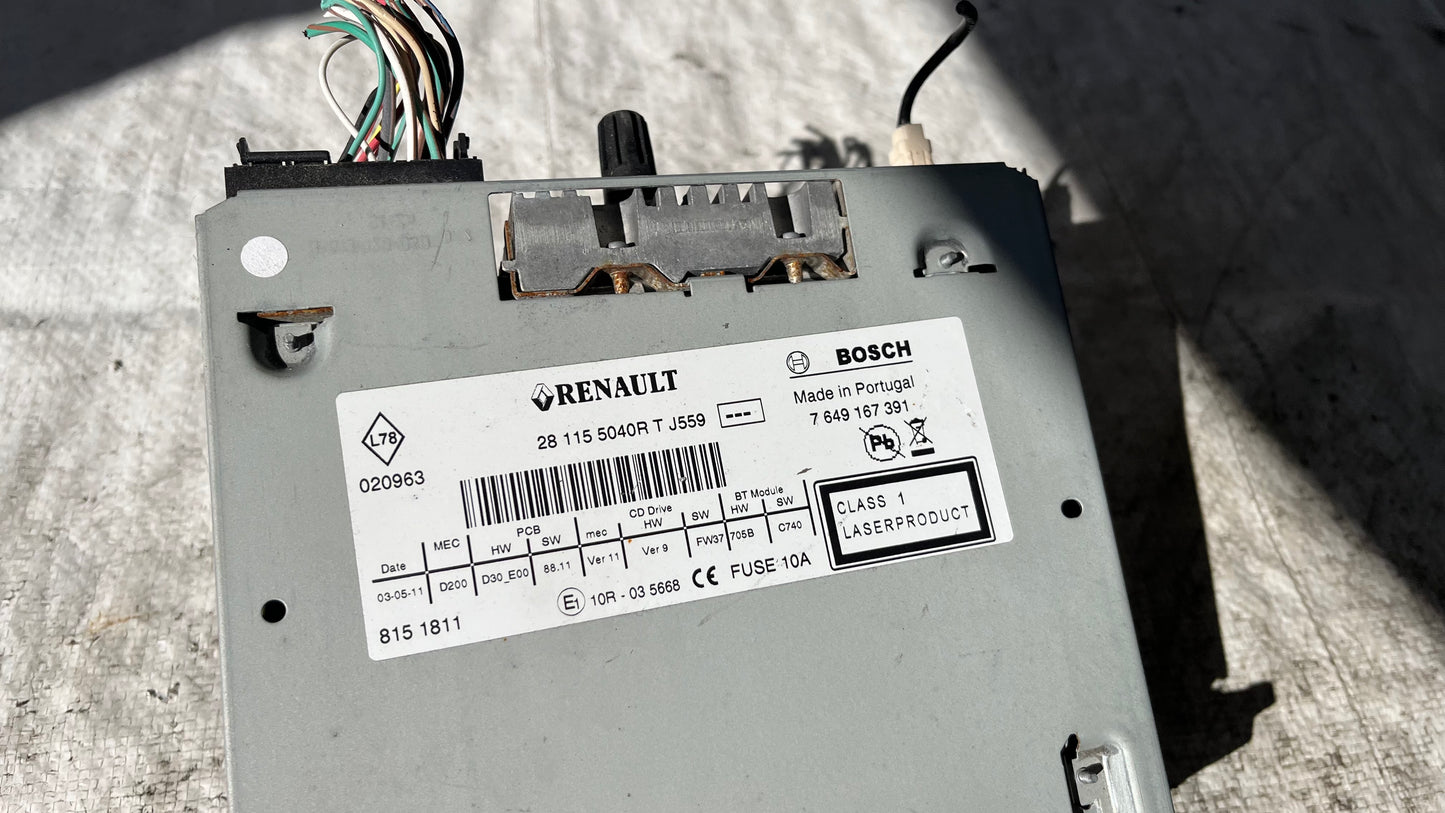 Renault Megane 3 радио и CD плеър