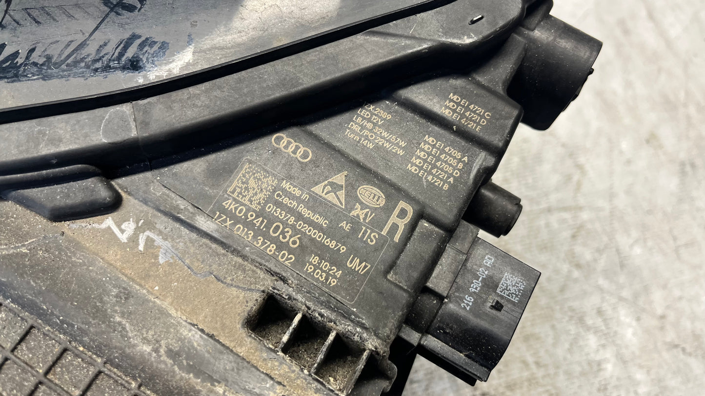 Audi A6 C8 Matrix ляв фар