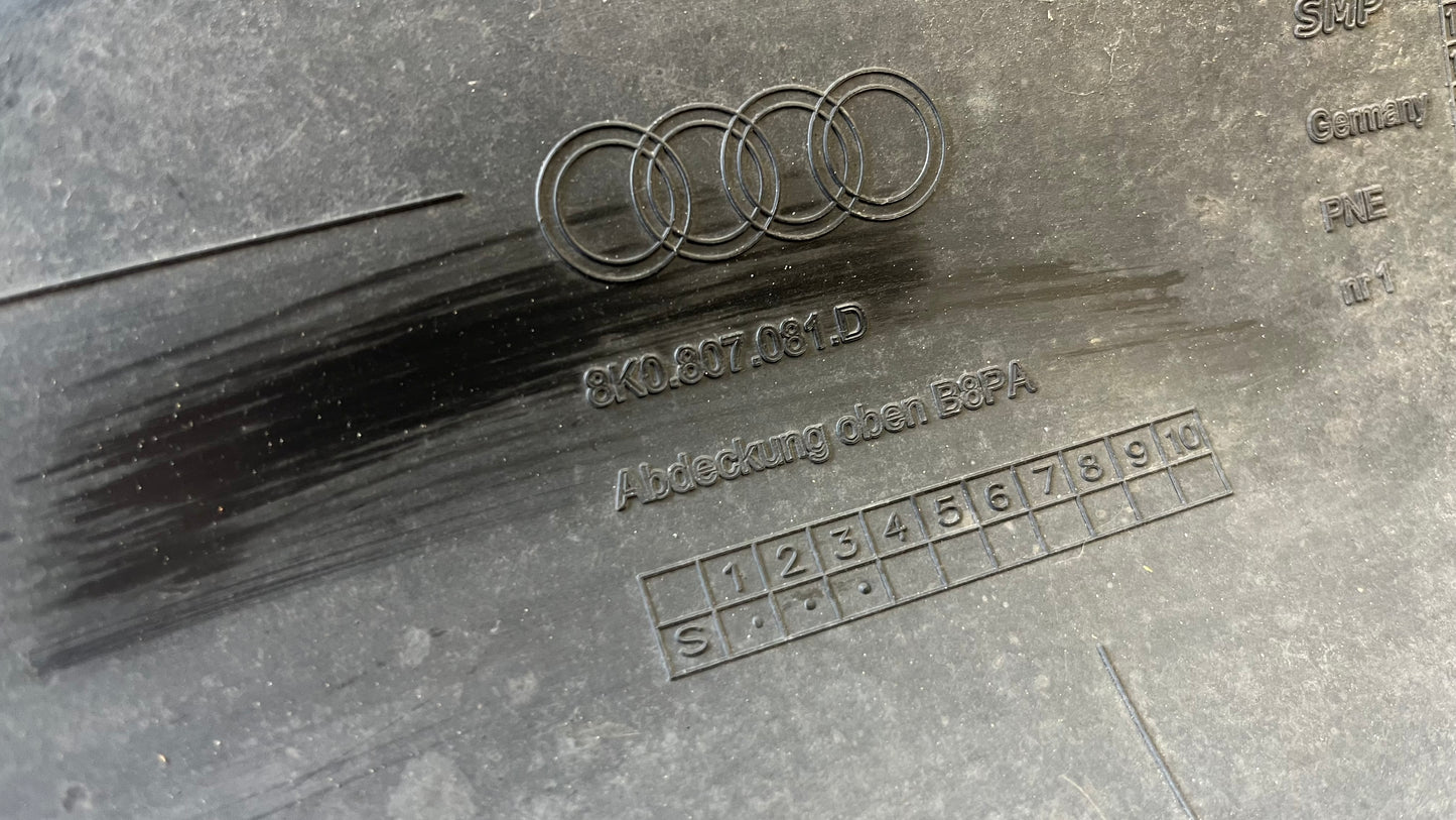 Audi A4 S4 09- кора под преден капак