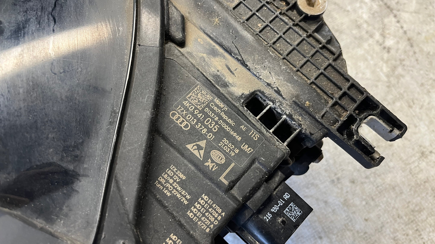 Audi A6 C8 Matrix ляв фар