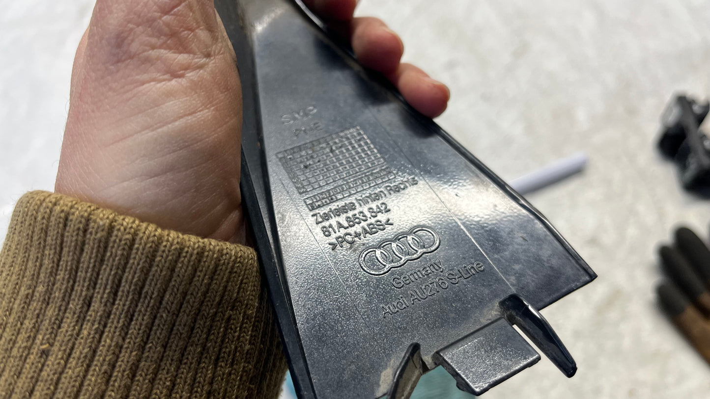 Audi Q2 17- дясна лайстна задна броня