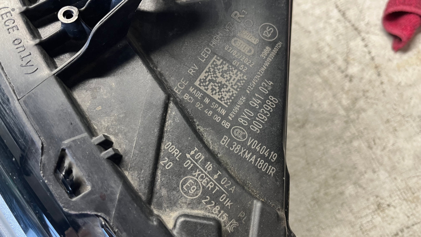 Audi A3 S3 20- десен фар