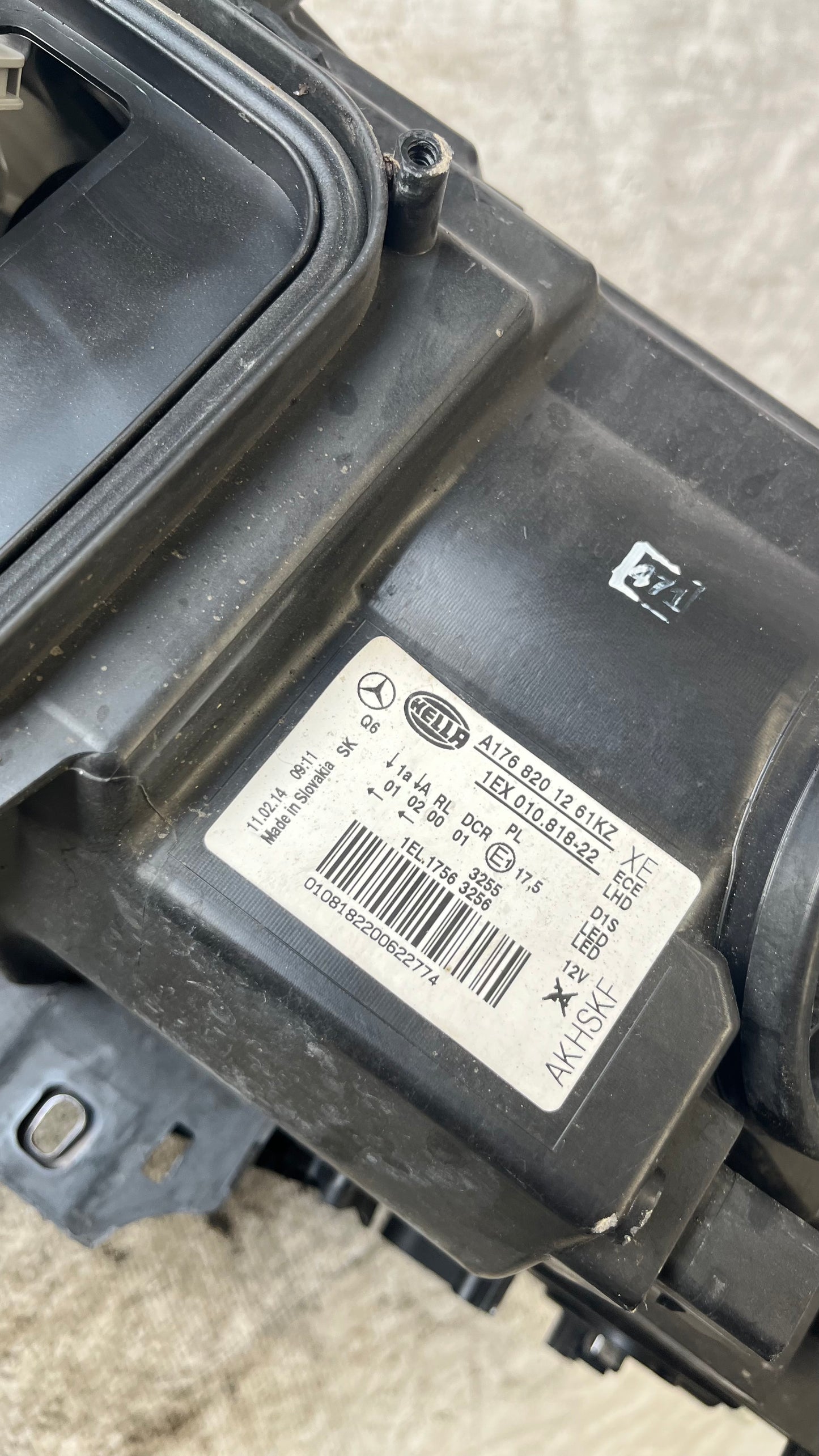 Mercedes A W176 десен фар