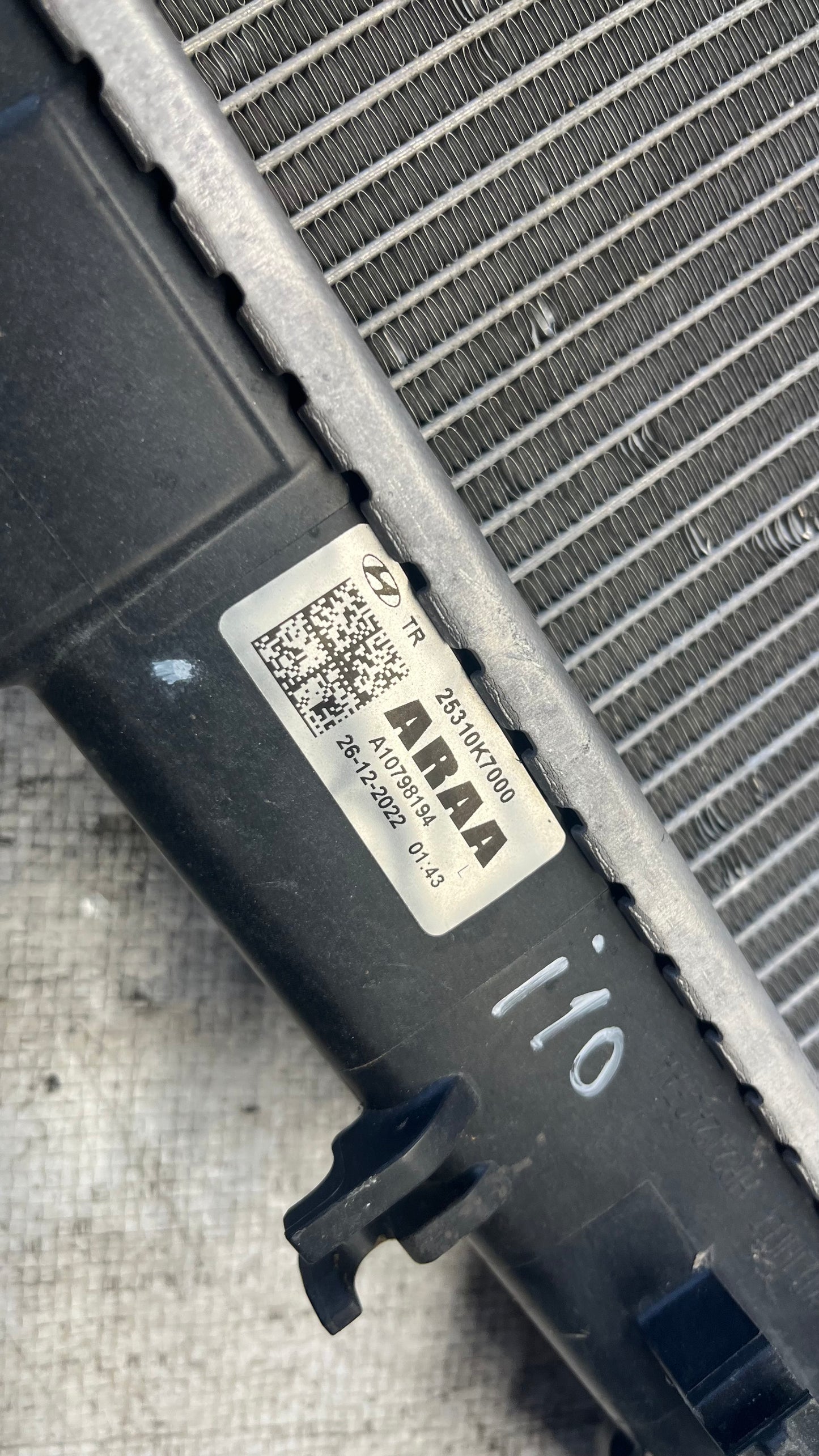 Hyundai i10 радиатор