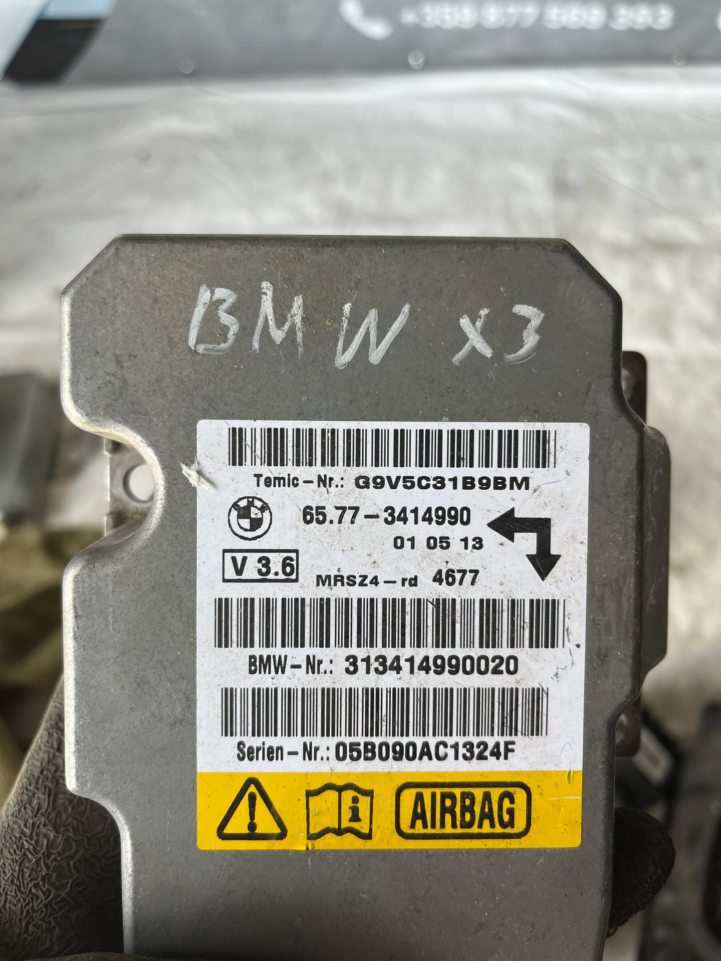 Еърбег модул BMW X3 (2003-2010)
