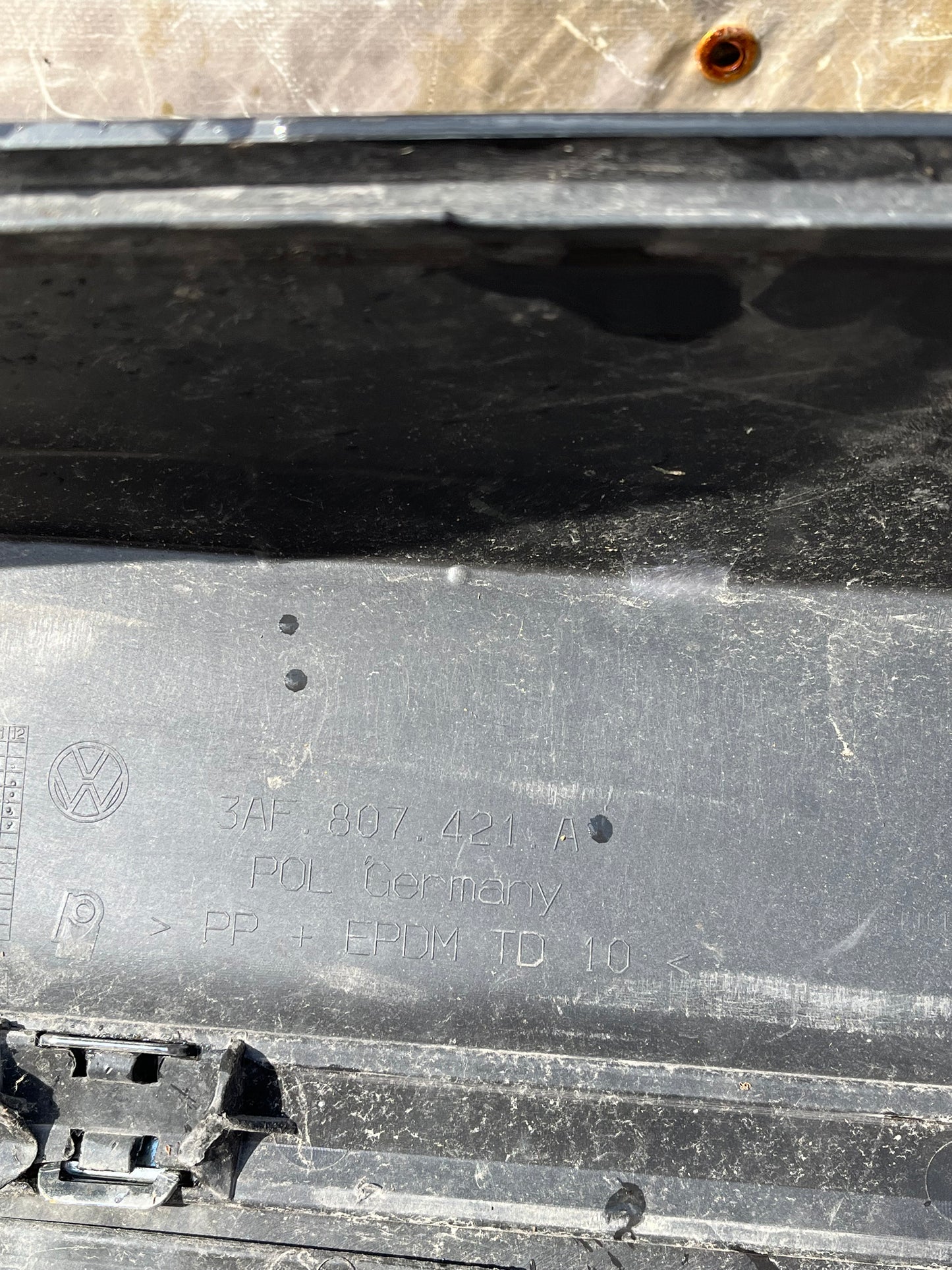 Броня Volkswagen Passat B7 Combi