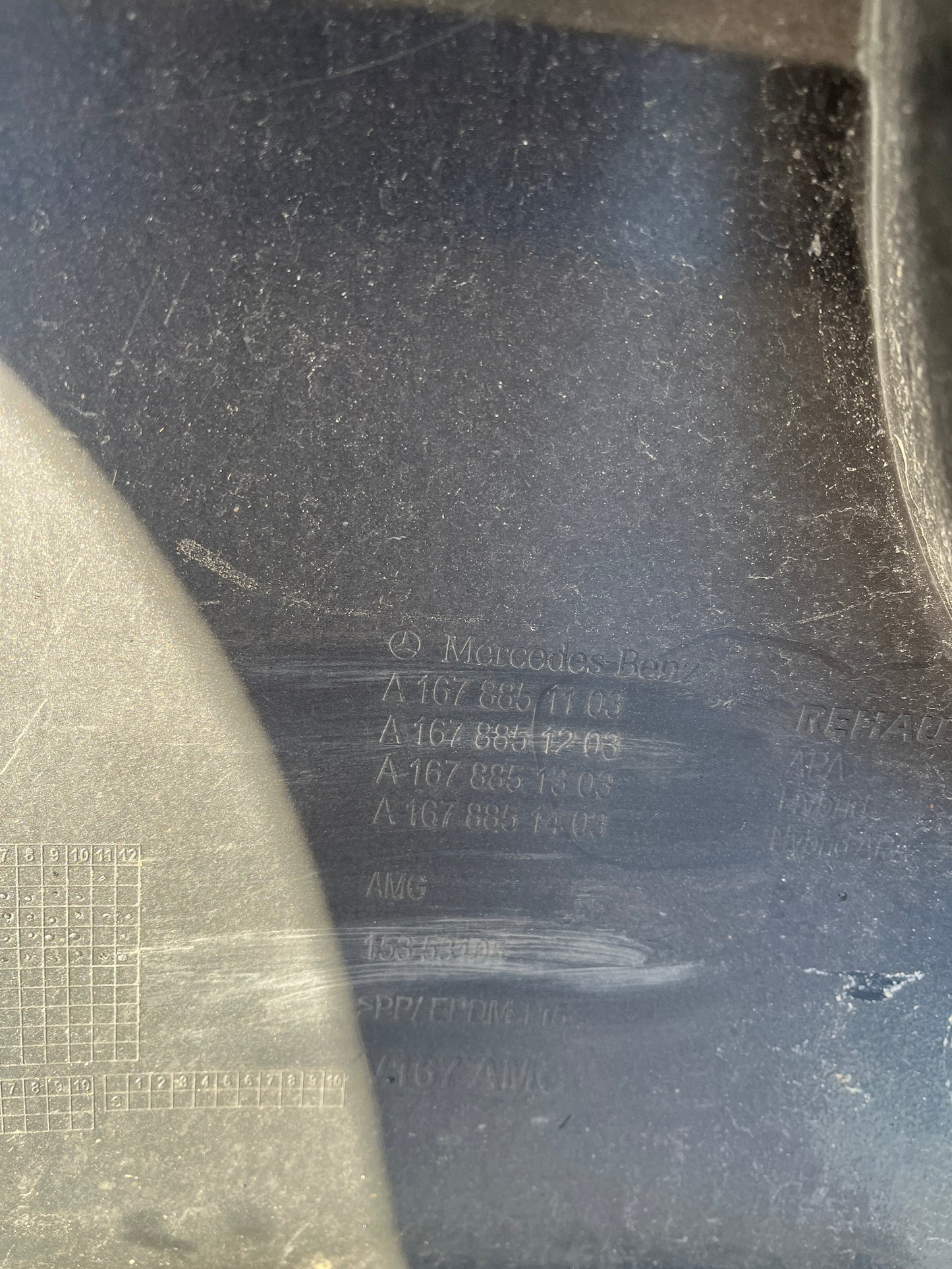 Задна броня за Mercedes-Benz GLE W167