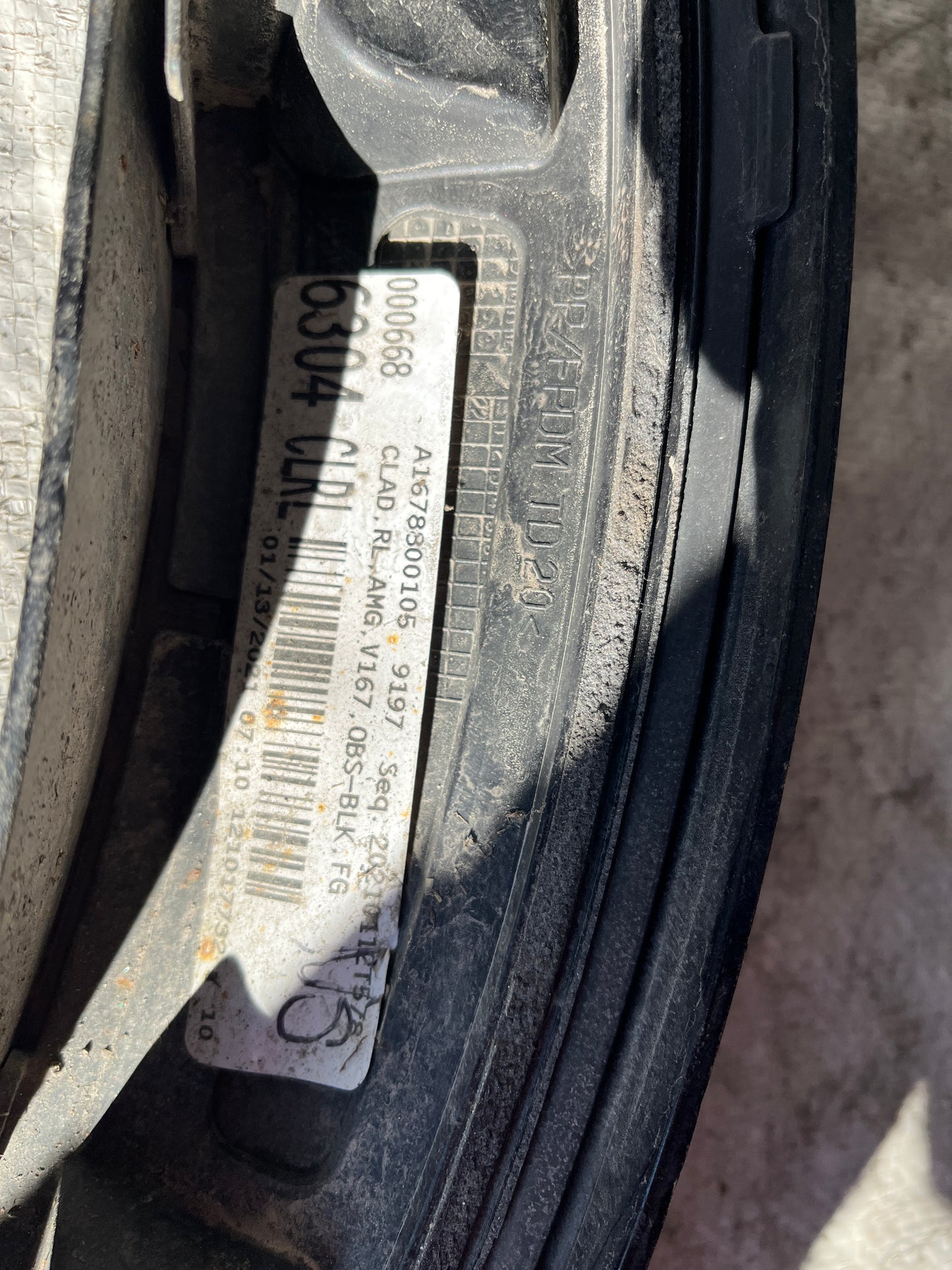 Вежда Mercedes GLE W167 AMG