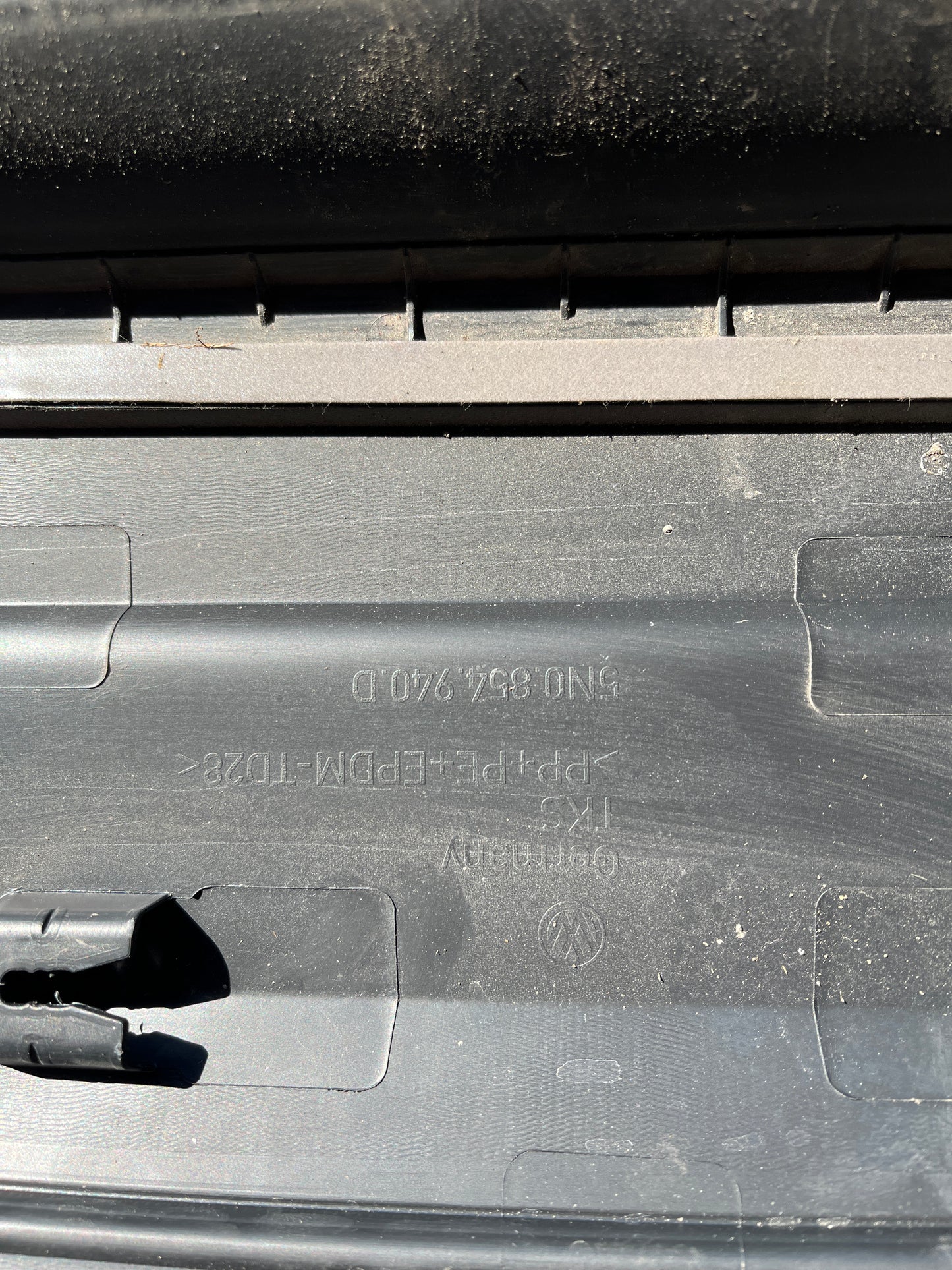 декоративна лайстна на лява врата VW Tiguan 2