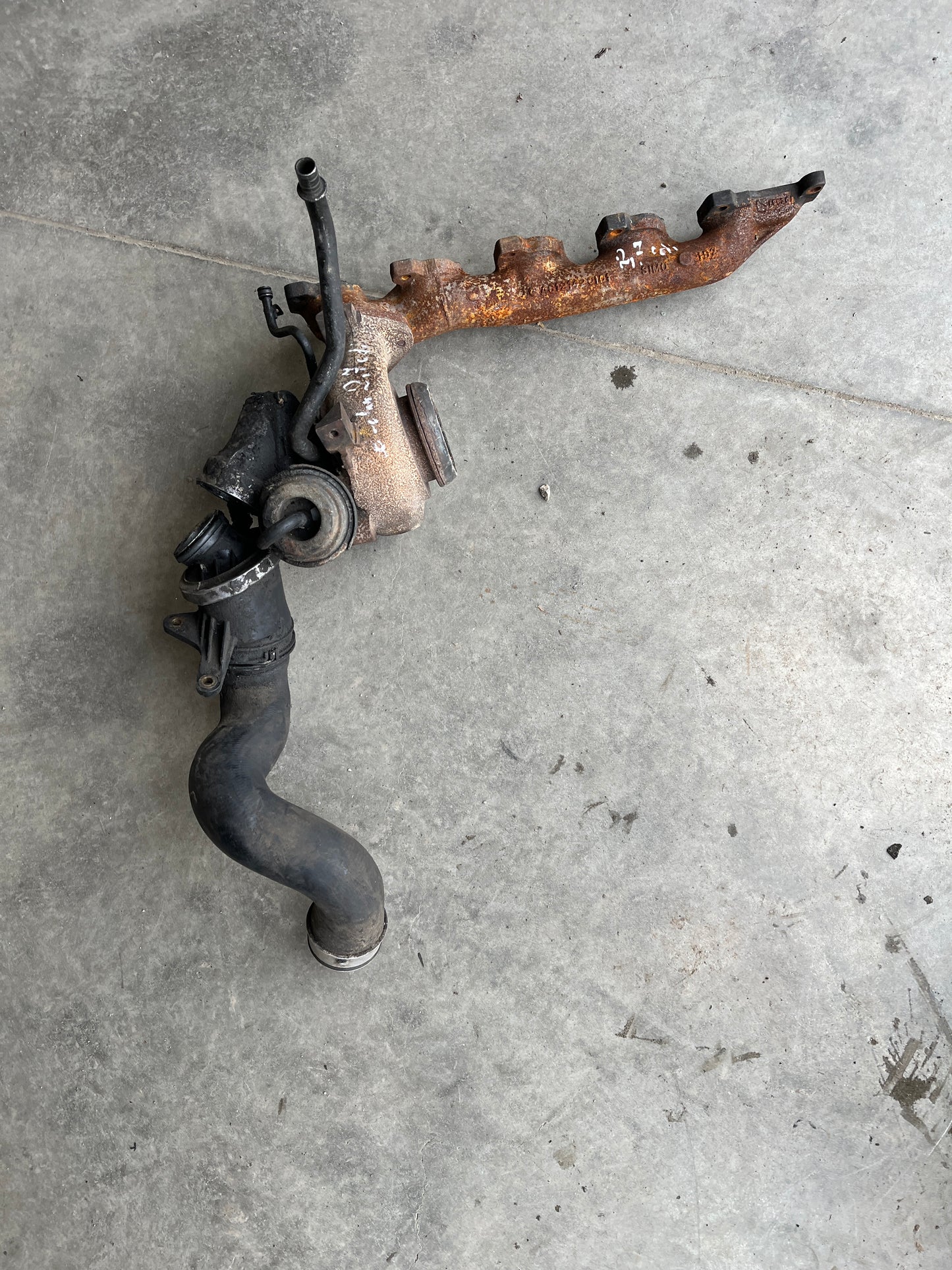 Турбо Mercedes c-class w203 2.7