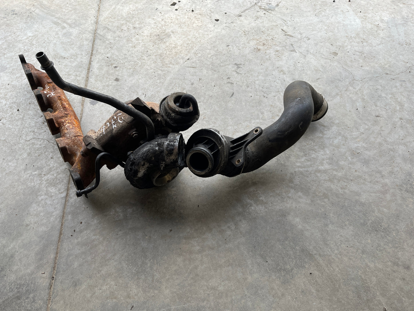 Турбо Mercedes c-class w203 2.7