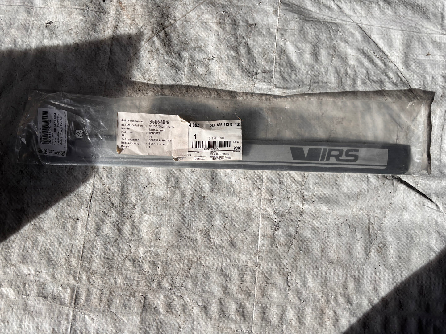 Праг декоративна лайсна • Škoda Octavia III RS (2013–2020)