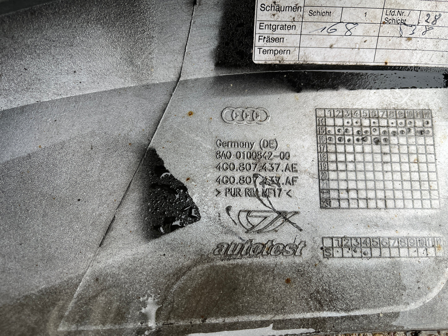 Броня Audi A6 C7 RS6