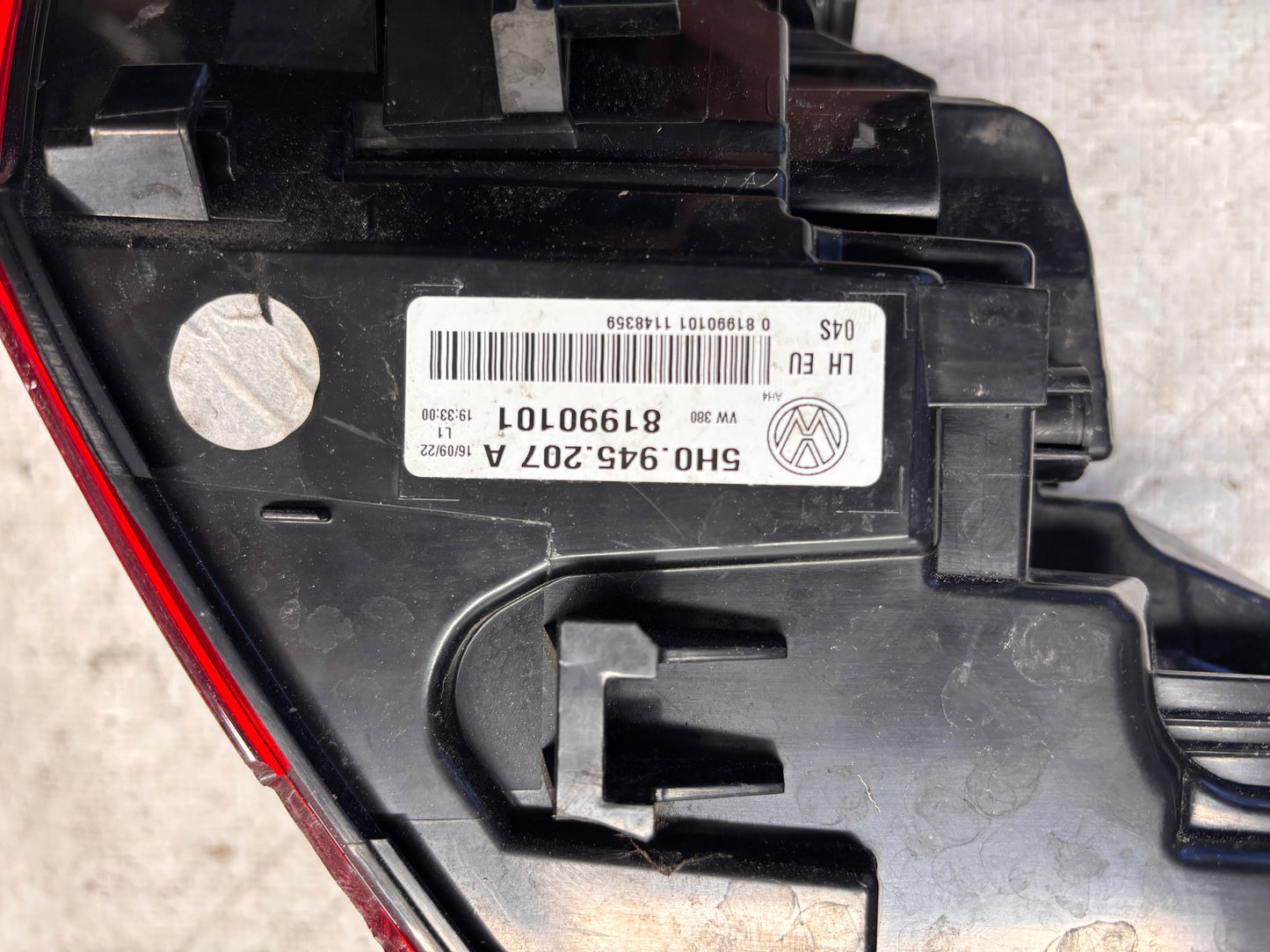 Стоп ляв • Volkswagen Golf 8