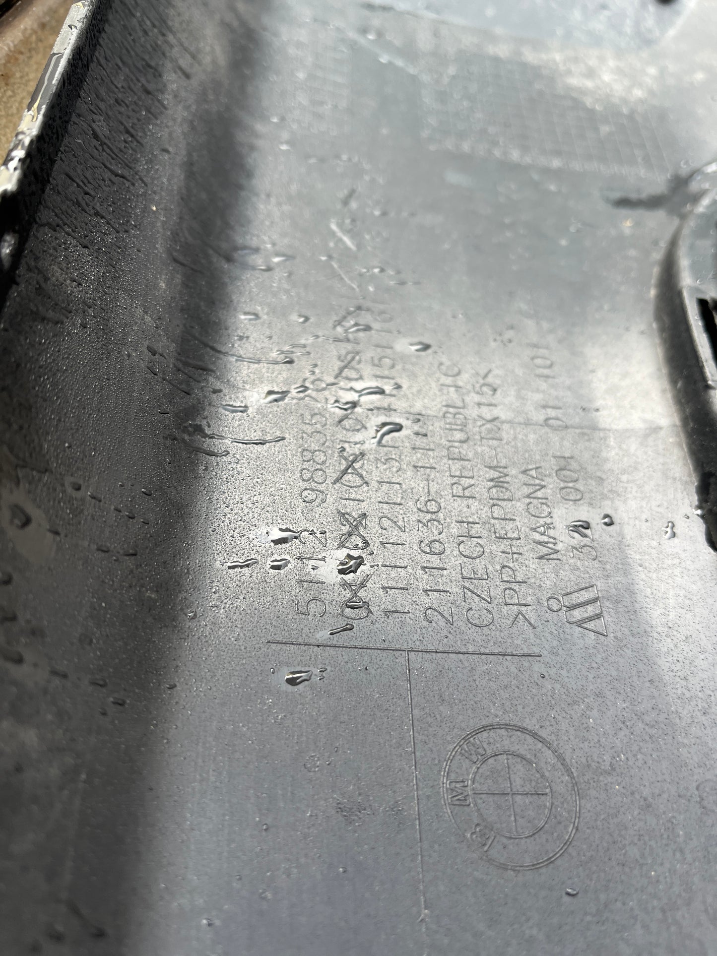 Дифузьор BMW X1 U11 2022-