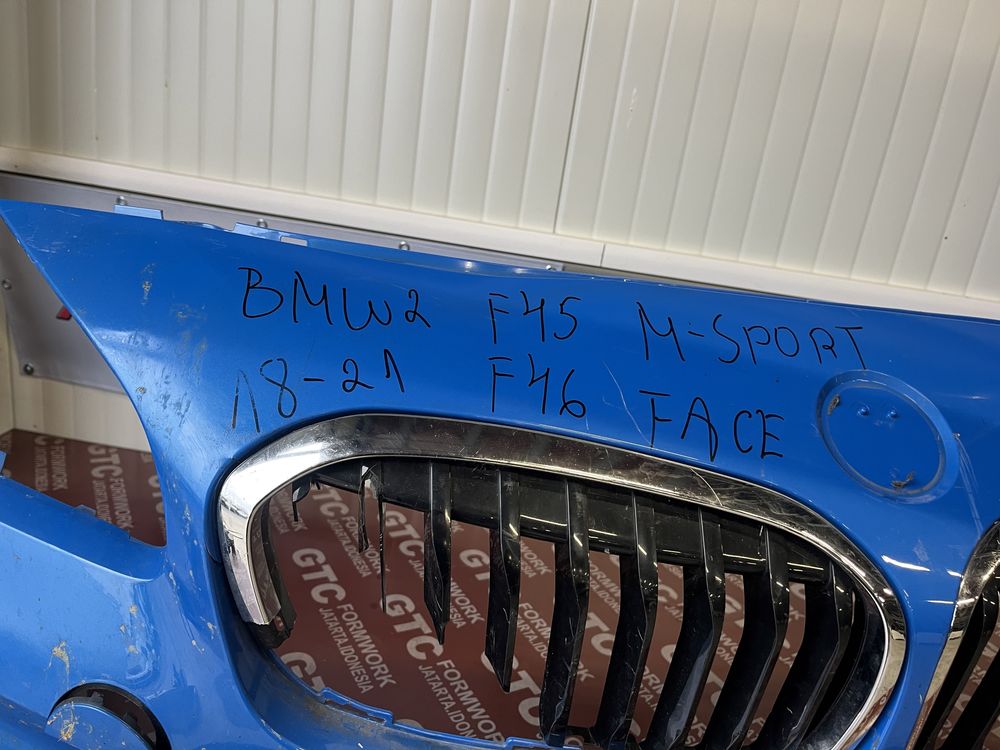 Броня BMW 2 F45,F46 Msport face 2018- 2бр