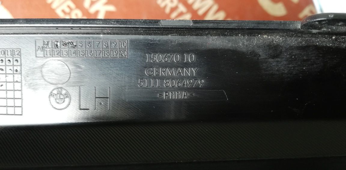 Лайстна за ляв халоген BMW 5 G30,/G31
